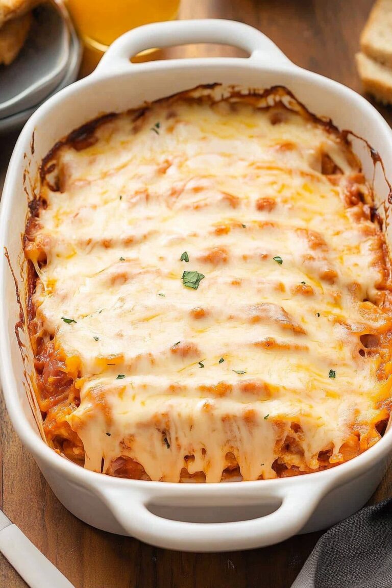 Reuben Casserole with Homemade Russian Dressing