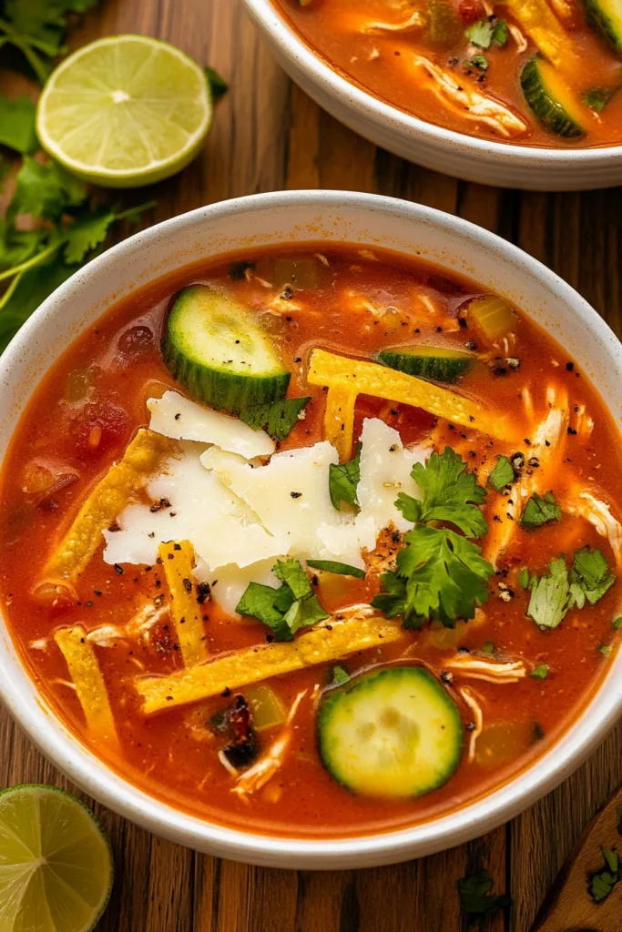 Instant Pot Chicken Tortilla Soup Recipe