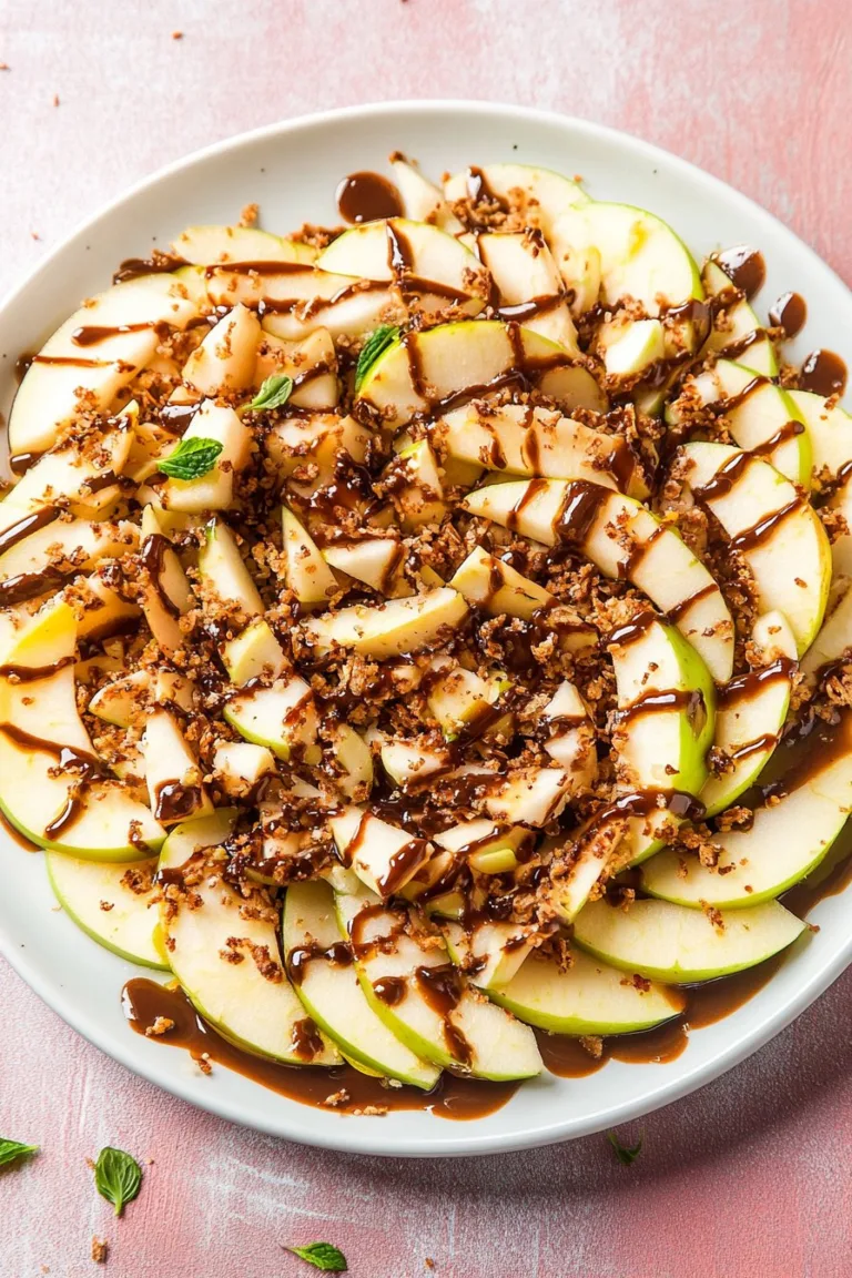 Healthy-ish Apple Nachos