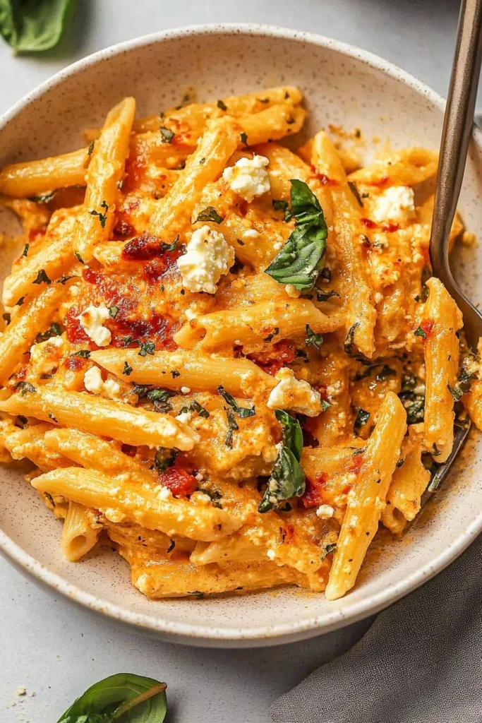 Tiktok Baked Feta Pasta