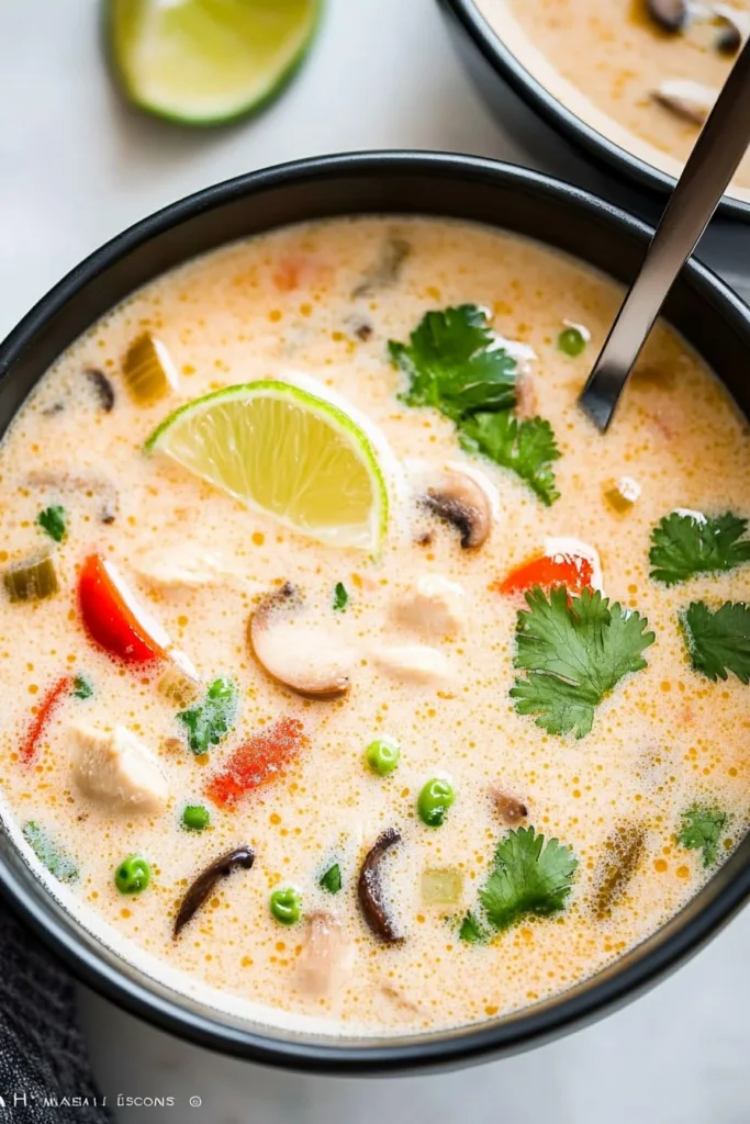 Best Ever Tom Kha Gai Soup (Thai Coconut Chicken Soup)