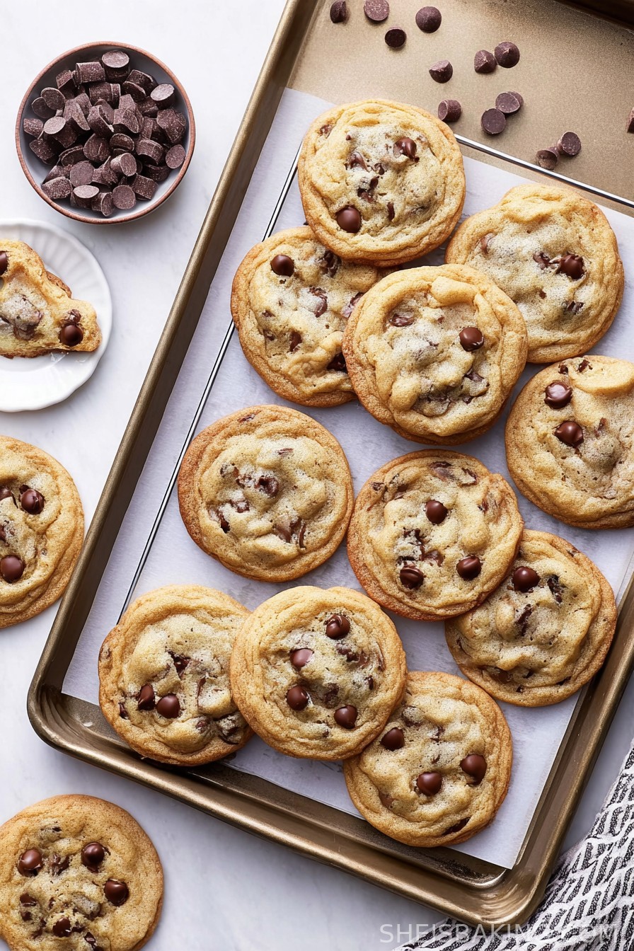 Bakery Style Chocolate Chip Cookies