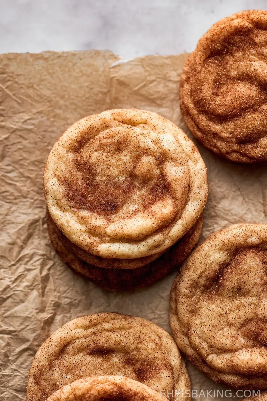 Brown Butter Snickerdoodle Cookies