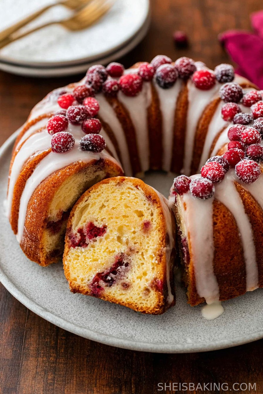 Cranberry Orange Bundt Cake
