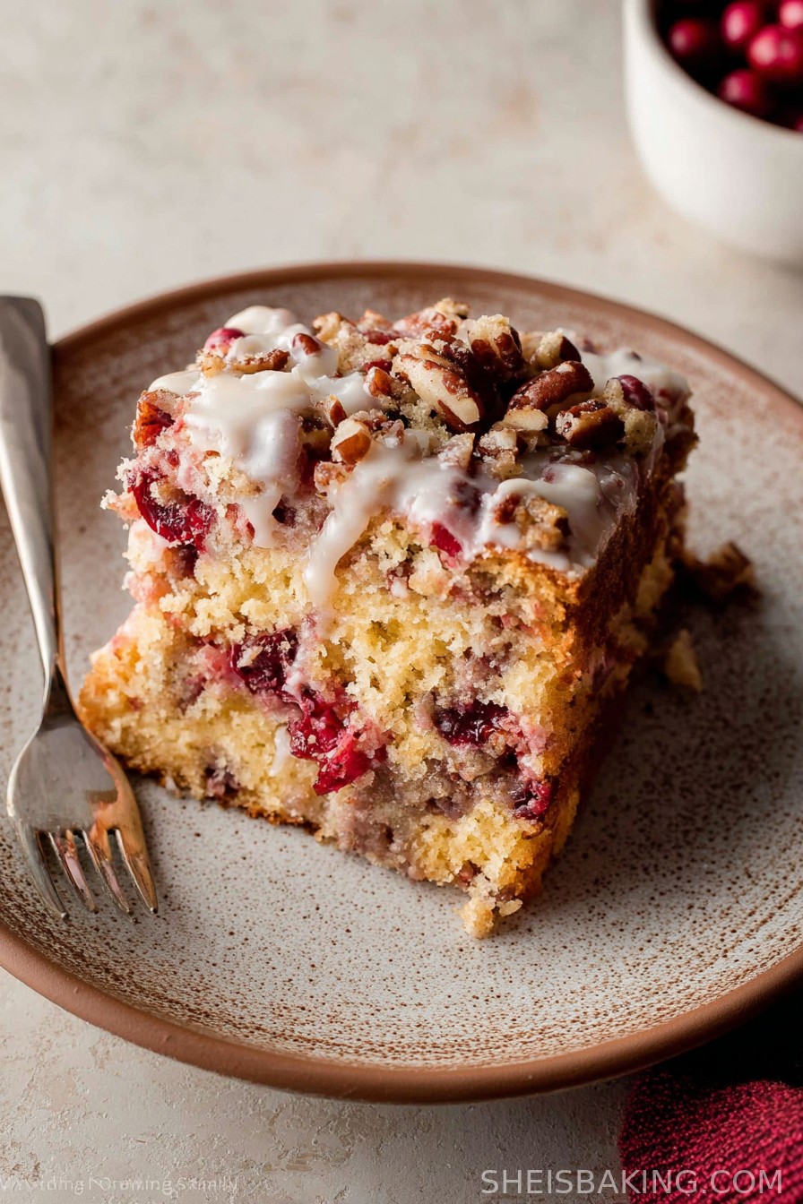 Easy Cranberry Pecan Cake