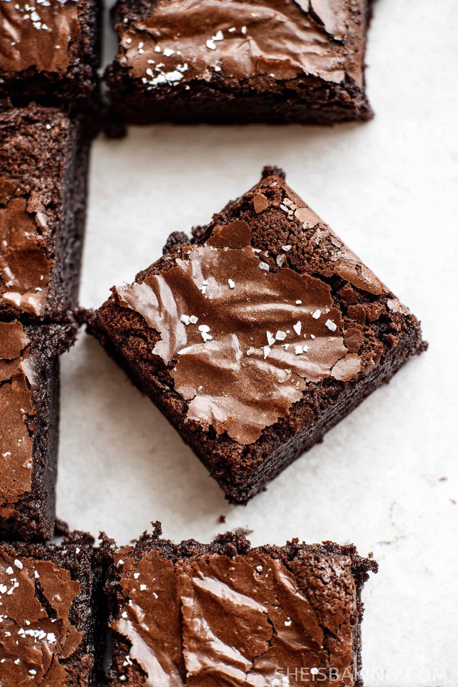 Easy Crinkle Top Brownies