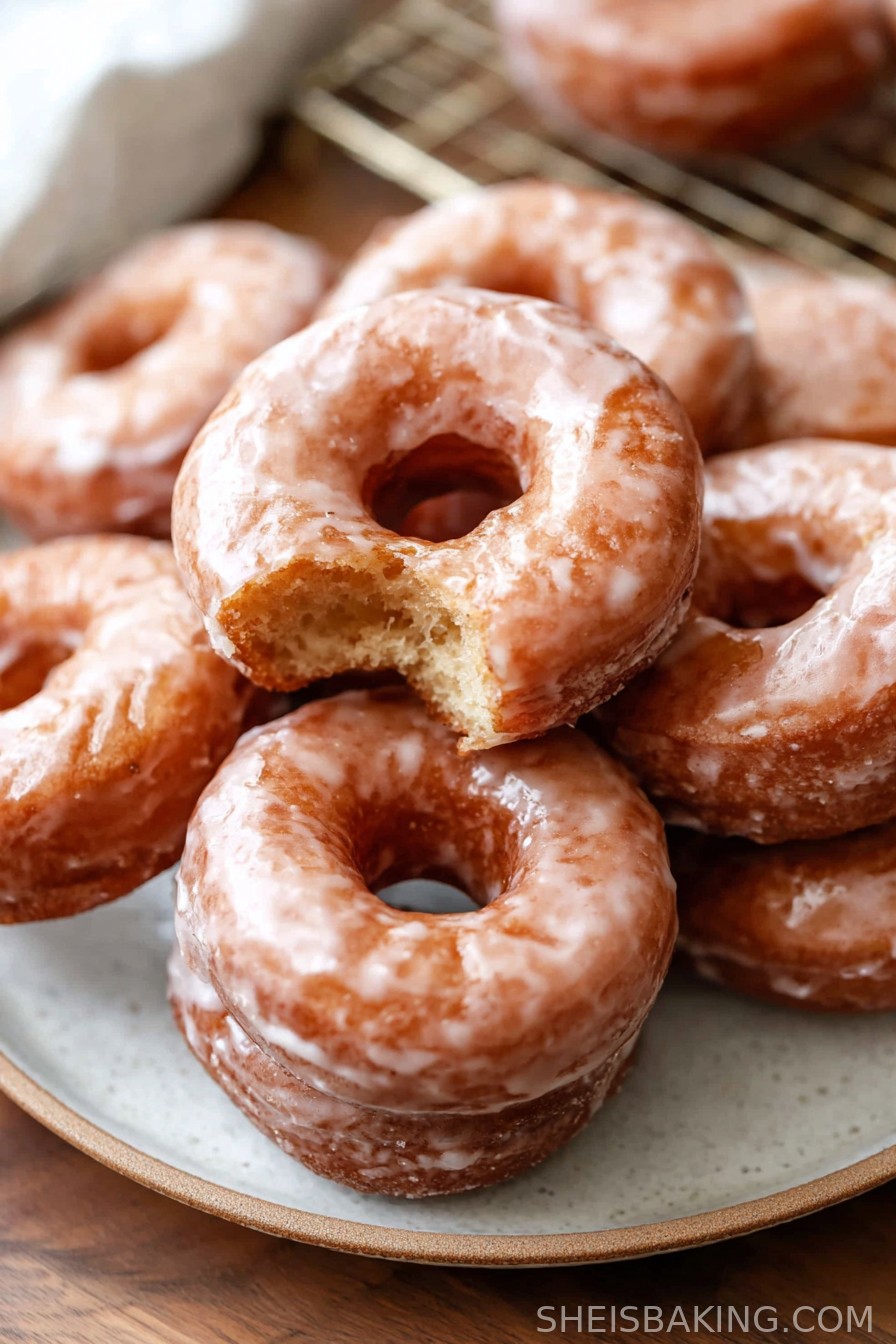 Homemade Glazed Doughnuts
