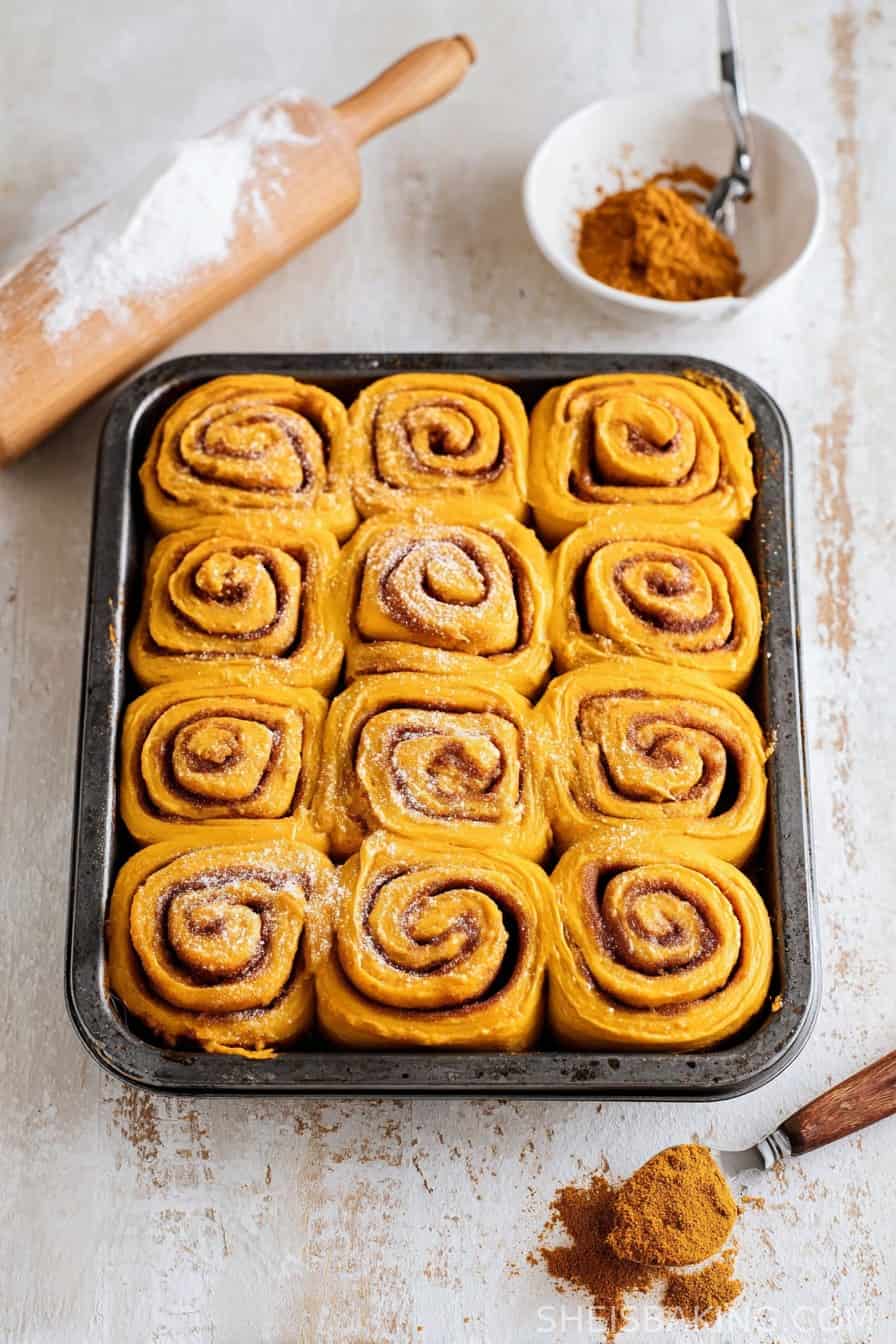 Pumpkin Cinnamon Rolls