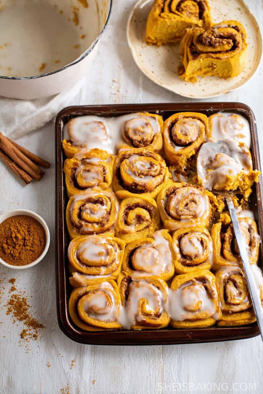 Pumpkin Cinnamon Rolls