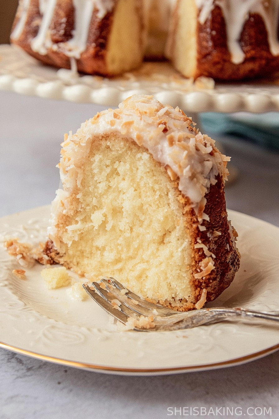 Tom Cruise Coconut Bundt Cake (Copycat Doan's Bakery Recipe)
